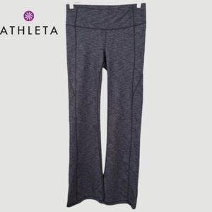 ATHLETA Revelation Yoga Flare Pants Leggings Heathered Gray Size Medium